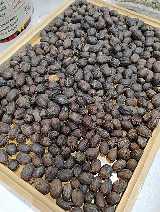 Dried coffee cherries displayed at IFEX Philippines 2025